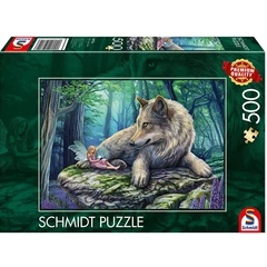 Schmidt 500 db-os puzzle - Wolf and Elf (59714)