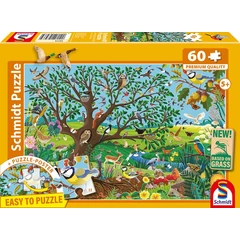 Schmidt 60 db-os puzzle - Animals in the garden (56573)