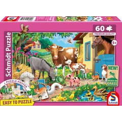 Schmidt 60 db-os puzzle - Farm animals (56574)