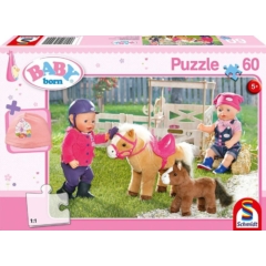 Schmidt 60 db-os Baby Born puzzle -  At the ponyfarm (56299)