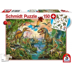 Schmidt 150 db-os puzzle - Wild dinosaurs (56332)