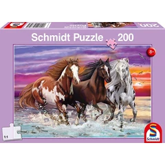 Schmidt 200 db-os puzzle - Trio of wild horses (56356)