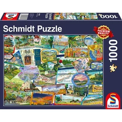 Schmidt 1000 db-os puzzle - Travel Stickers (58984)