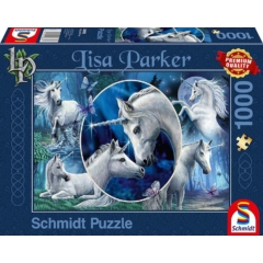 Schmidt 1000 db-os puzzle - Charming unicorns, Lisa Parker (59668)