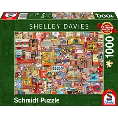 Schmidt 1000 db-os puzzle - Vintage haberdashery, Shelley Davies (59697)