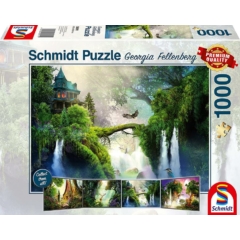 Schmidt 1000 db-os puzzle - Enchanted spring, Georgia Fellenberg (59911)