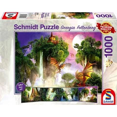 Schmidt 1000 db-os puzzle - Custodians of the forest, Georgia Fellenberg (59912)
