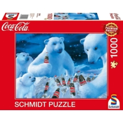 Schmidt 1000 db-os puzzle - Coca Cola - Polar bears (59913)