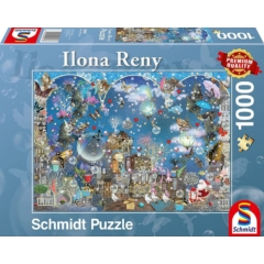 Schmidt 1000 db-os puzzle - Blue Night Sky,  Ilona Reny (59947)