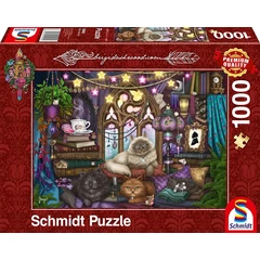 Schmidt 1000 db-os puzzle - Afternoon Tea with Cats, Brigid Ashwood (59990)