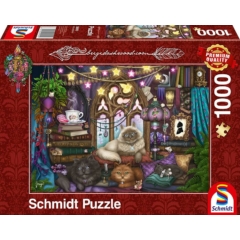 Schmidt 1000 db-os puzzle - Afternoon Tea with Cats, Brigid Ashwood (59990)
