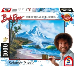 Schmidt 1000 db-os puzzle - Mountain by the Sea, Bob Ross (57537)