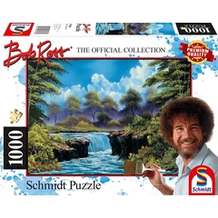 Schmidt 1000 db-os puzzle - Waterfall on the Light, Bob Ross (57538)