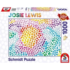Schmidt 1000 db-os puzzle - Coloured soap bubbles, Josie Lewis (57576)