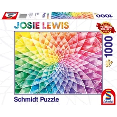 Schmidt 1000 db-os puzzle - Colourful flower, Josie Lewis (57577)