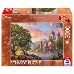Schmidt 3000 db-os puzzle - Disney Dreams Collection - The Beauty and the Beast - Thomas Kinkade (57372)