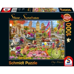Schmidt 1000 db-os puzzle - Dog Crazy (59978)