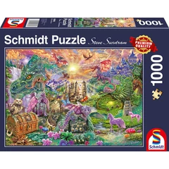 Schmidt 1000 db-os puzzle - Enchanted dragon kingdom (58966)