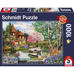 Schmidt 1000 db-os puzzle - House on the Lake (58985)