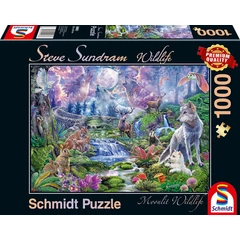 Schmidt 1000 db-os puzzle - Moonlit Wildlife (59963)