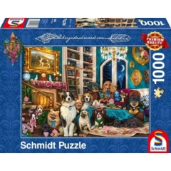 Schmidt 1000 db-os puzzle - Party in the library - Ashwood (59988)
