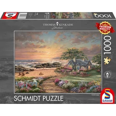 Schmidt 1000 db-os puzzle - Seaside Cottage, Thomas Kinkade (57368)
