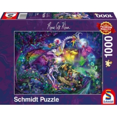 Schmidt 1000 db-os puzzle - Summer Night Circus, Rose Cat Khan (57586)