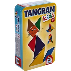 Schmidt - Tangram Kids társasjáték fémdobozban