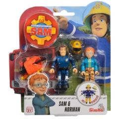 Simba Sam, a tűzoltó figura 2 db-os szett - Sam és Norman (1043)