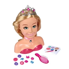 SÉRÜLT DOBOZOS - Simba Steffi Love Girl - Sminkelhető, fésülhető babafej - Hercegnő (105560177)