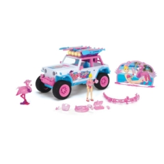Dickie Flamingo Jeep állószörf játékszett babával
