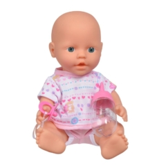 New Born Baby pisilős játékbaba 30 cm - lány