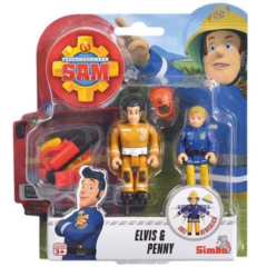 Simba Sam, a tűzoltó figura 2 db-os szett - Elvis és Penny (1043)