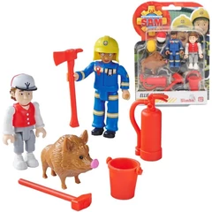 Simba Sam, a tűzoltó figura 3 db-os szett - Ellie, Peter + Wildschwein (109252623)