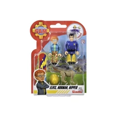Simba Sam, a tűzoltó figura 3 db-os szett - Elvis, Norman + Nipper (109252515)