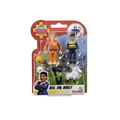 Simba Sam, a tűzoltó figura 3 db-os szett - Rose, Tom + Woolly (109252515)
