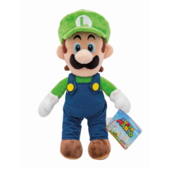 Super Mario plüss figura - Luigi 30 cm