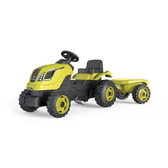 Smoby Farmer XL Traktor utánfutóval - Zöld (7600710130)
