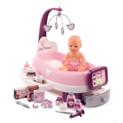 Smoby Baby Nurse elektronikus babacenter babával - Violette (220347)