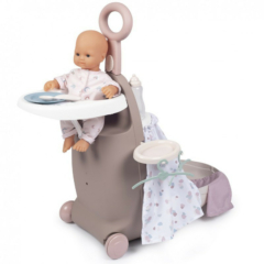 Smoby Baby Nurse babacenter bőröndben - Pasztel (220374)