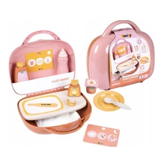 Smoby 220385 Baby Nurse pelenkázó szett bőröndben - Orange
