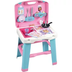 Smoby 311908 Gabi babaháza 2 az 1-ben konyha, praktikus hordozótáskává alakítható játékszett