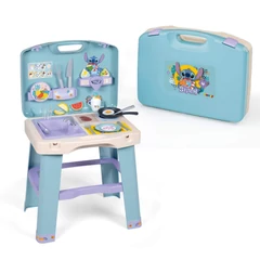 Smoby 311909 Stitch 2 az 1-ben Konyha és hordozható játékszett
