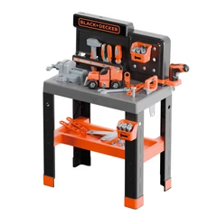 Smoby 360740 Black &amp; Decker Bricolo Pro szerelőasztal