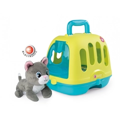 Smoby Állatorvosi bőrönd interaktív cicával és hordozóval (340302)