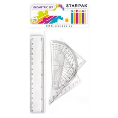 Vonalzó szett 4 db-os, 15 cm  (174930) 