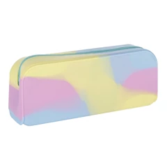 Ombre szilikon tolltartó - Art pastel