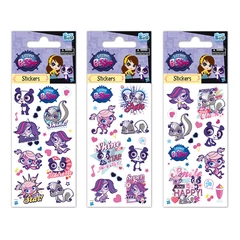 Littlest Pet Shop matrica 6 x 18 cm - 3-féle