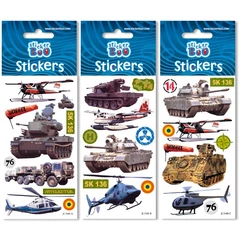 Harci járművek matrica 6 x 18 cm (225022)