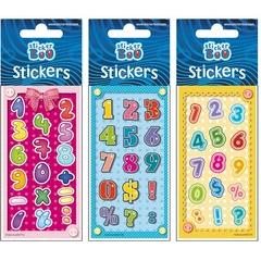 Számok matrica 6 x 18 cm (382530)